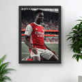 Bukayo Saka A4 Framed Poster – Premium Wall Art