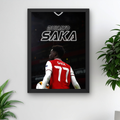 Bukayo Saka Poster – Modern Room Decor Aesthetic