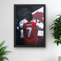 Bukayo Saka Poster – Modern Room Decor Aesthetic