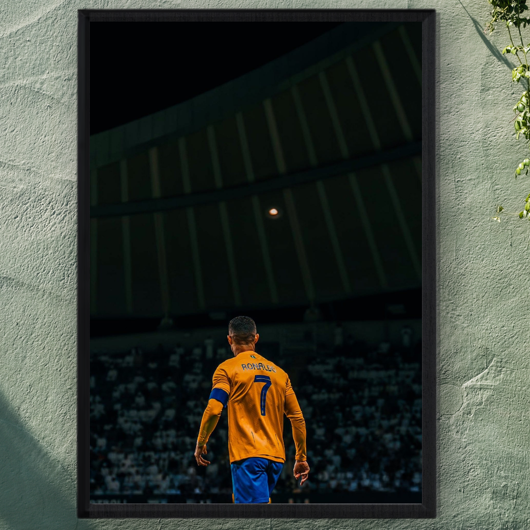Cristiano Ronaldo Framed Print – Aesthetic Wall Decor