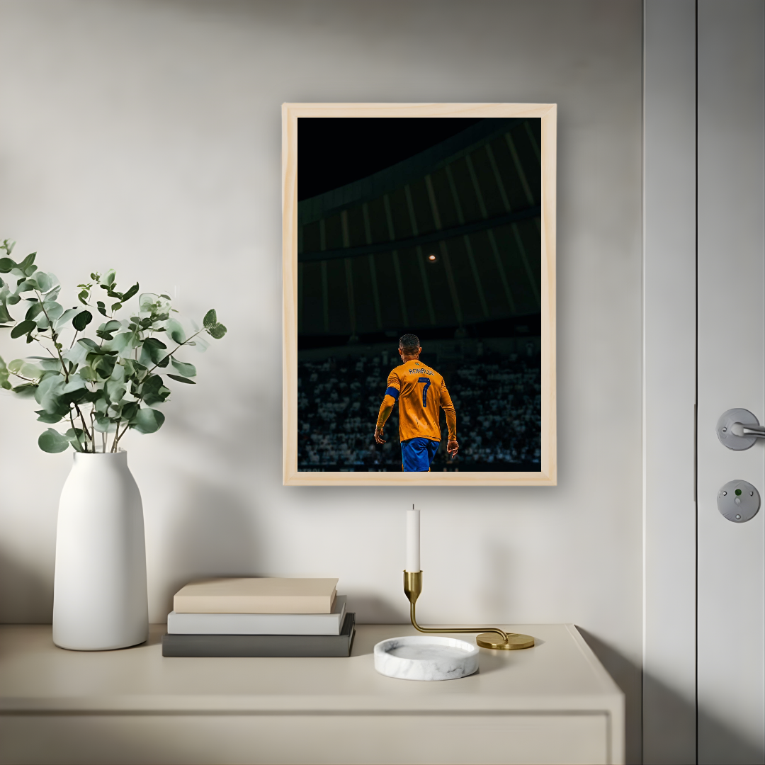 Cristiano Ronaldo Framed Print – Aesthetic Wall Decor