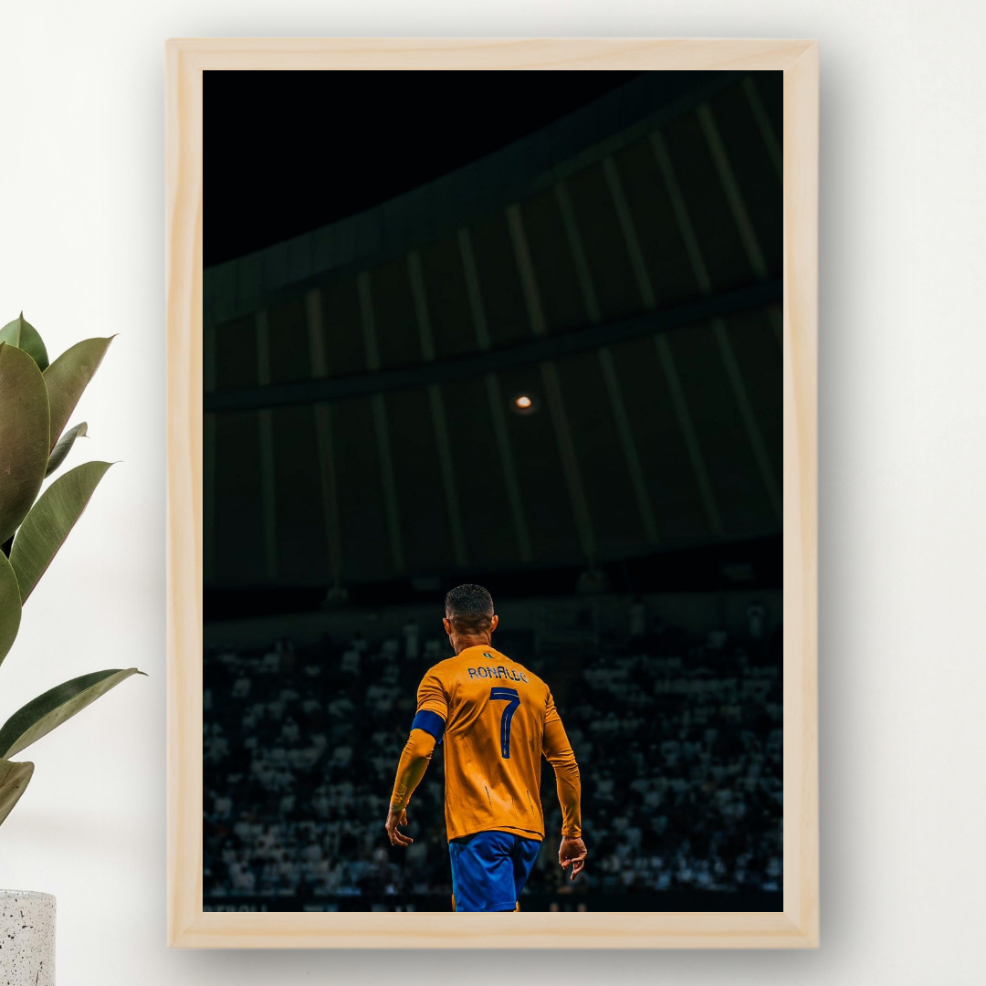 Cristiano Ronaldo Framed Print – Aesthetic Wall Decor