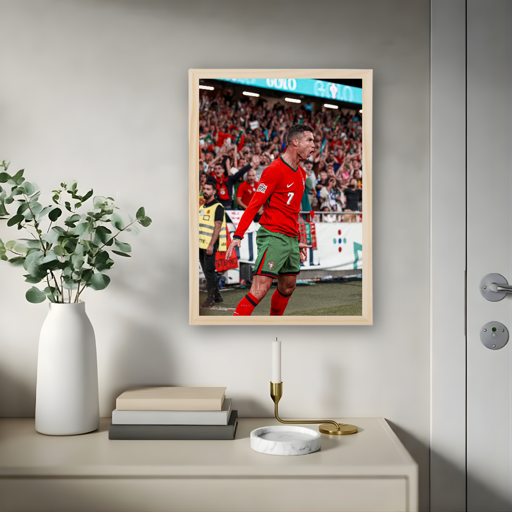 Cristiano Ronaldo Poster – Modern Room Decor