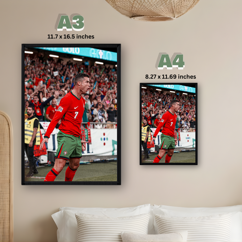 Cristiano Ronaldo Poster – Modern Room Decor