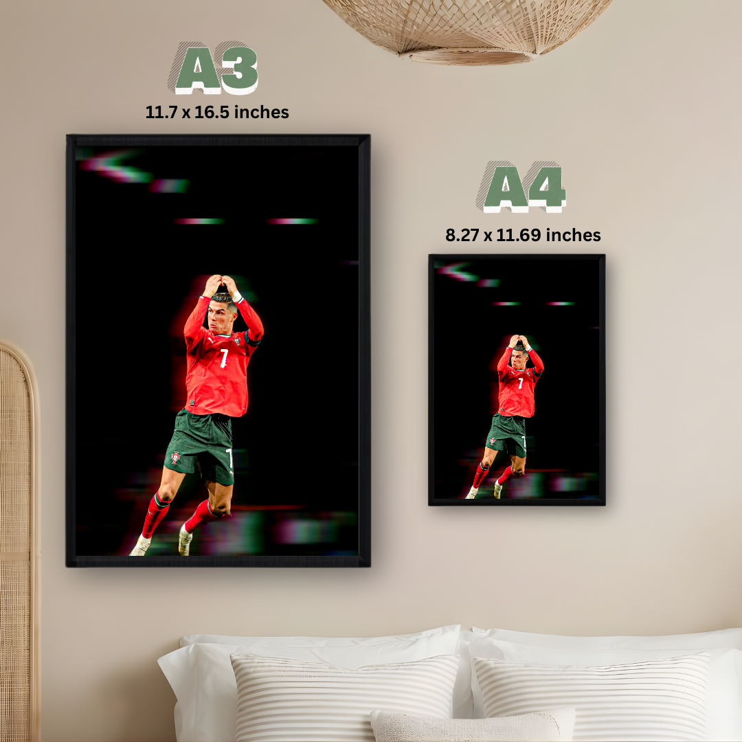 Cristiano Ronaldo Poster – Modern Room Decor