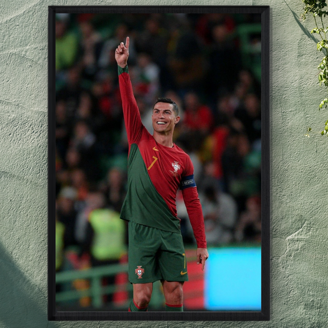 Cristiano Ronaldo Framed Poster – Premium Wall Art