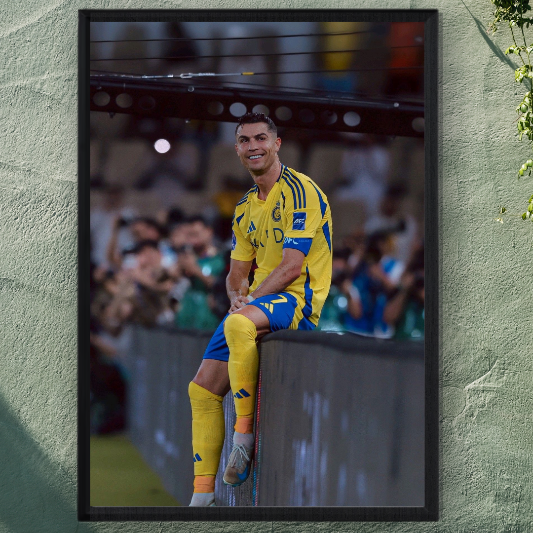 Cristiano Ronaldo Framed Print – Aesthetic Wall Decor