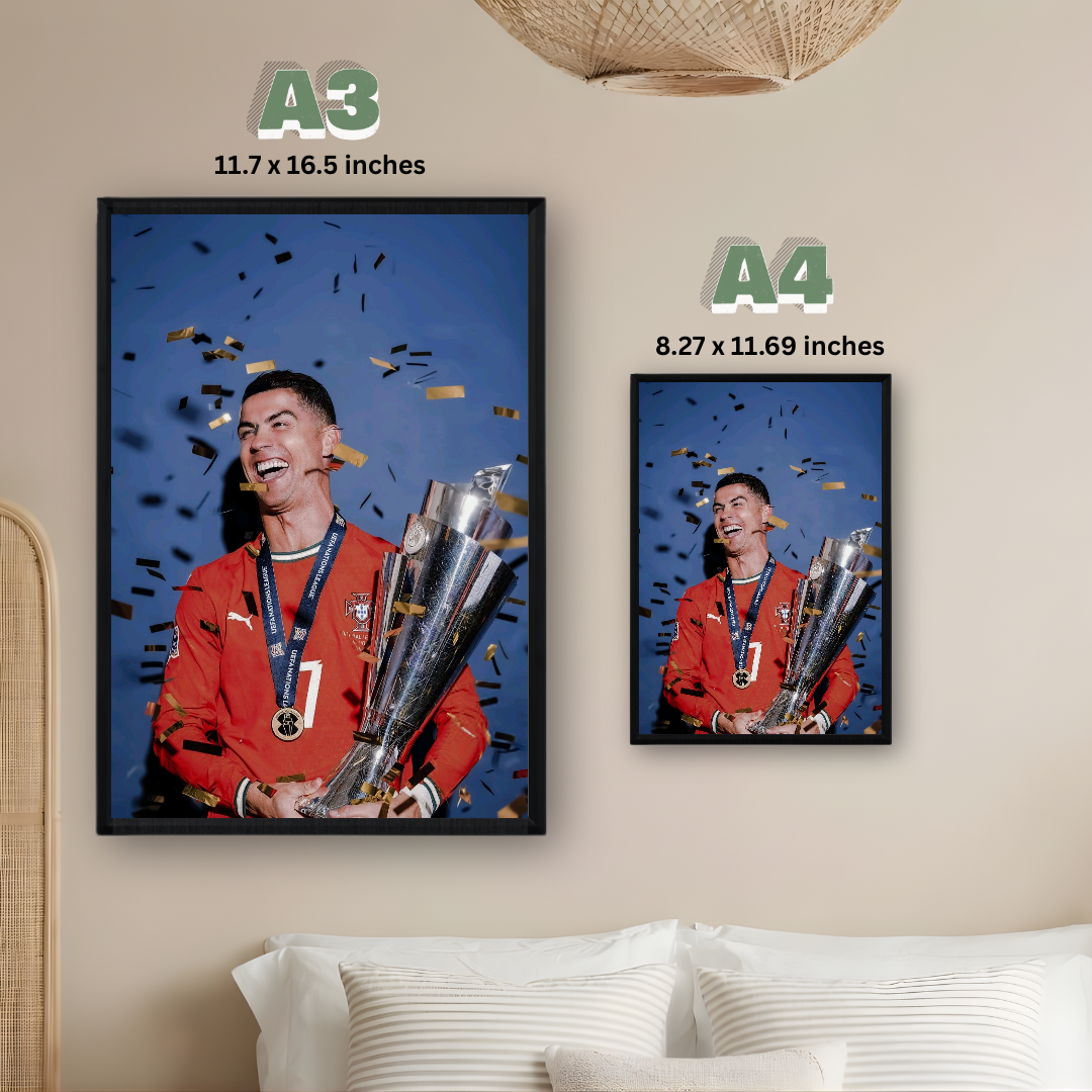 Cristiano Ronaldo Poster – Modern Room Decor