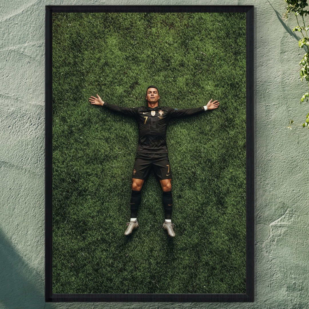Cristiano Ronaldo Framed Print – Aesthetic Wall Decor