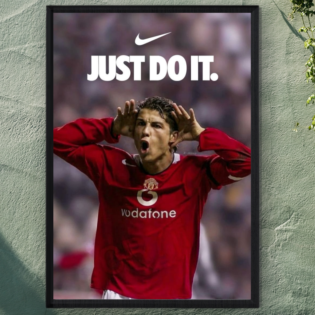 Cristiano Ronaldo Framed Print – Aesthetic Wall Decor