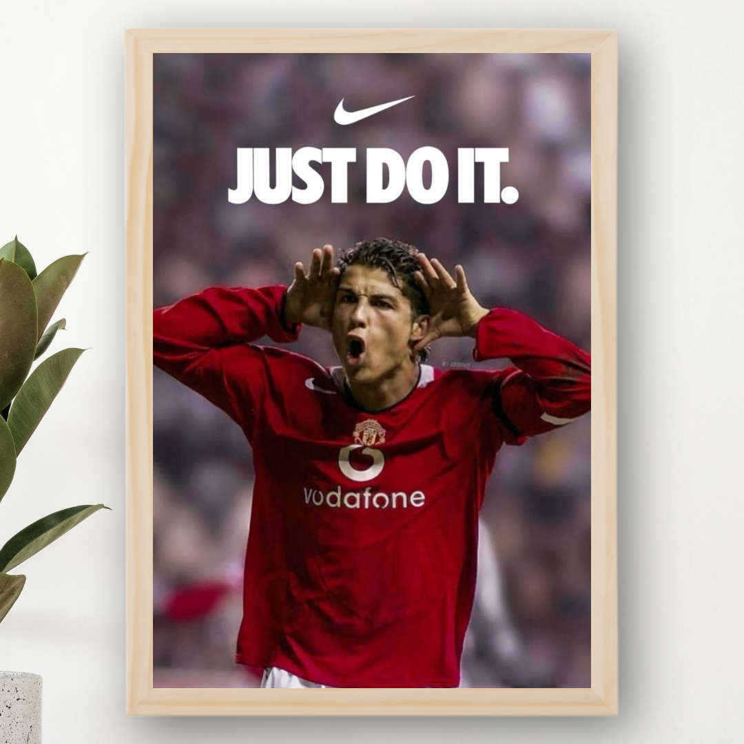 Cristiano Ronaldo Framed Print – Aesthetic Wall Decor