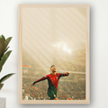 Cristiano Ronaldo Framed Print – Aesthetic Wall Decor