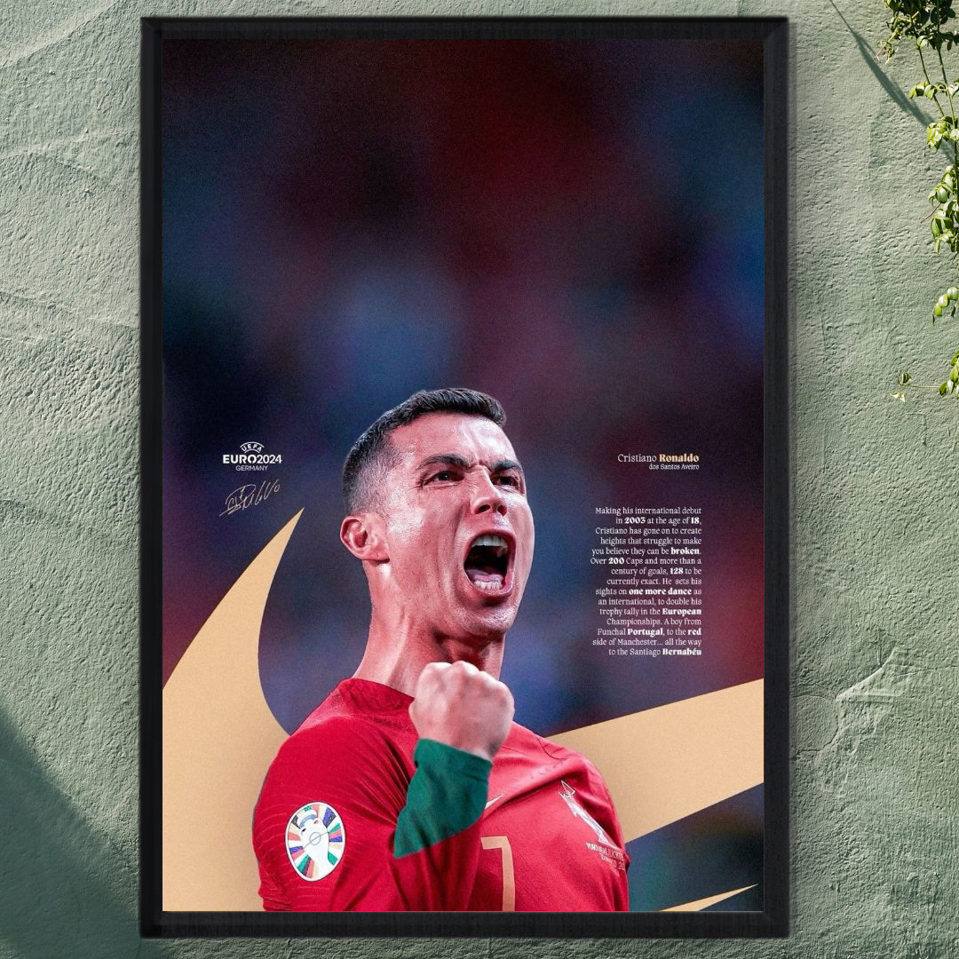 Cristiano Ronaldo Poster – Modern Room Decor