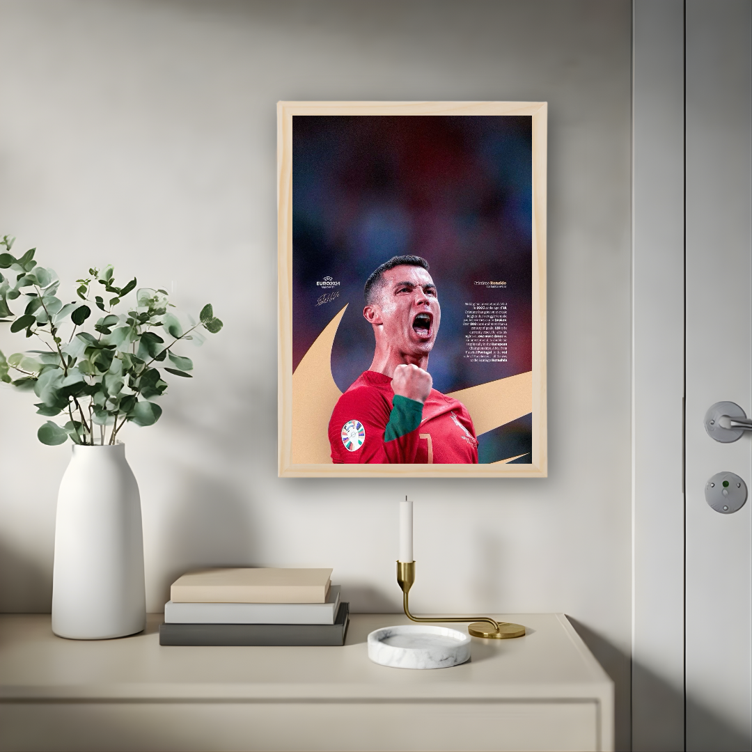 Cristiano Ronaldo Poster – Modern Room Decor