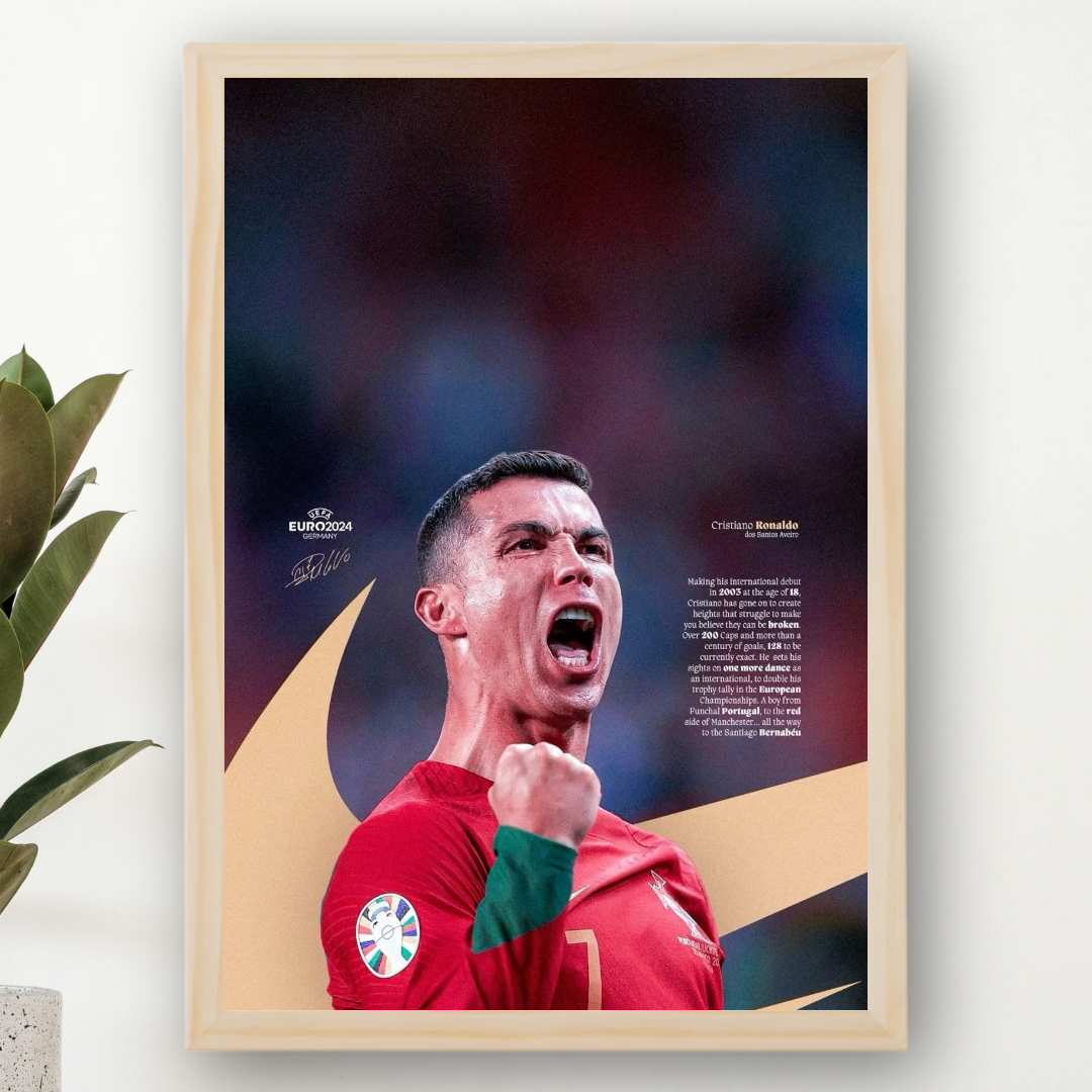 Cristiano Ronaldo Poster – Modern Room Decor