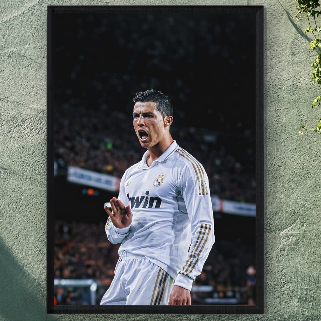 Cristiano Ronaldo Framed Poster – Premium Wall Art