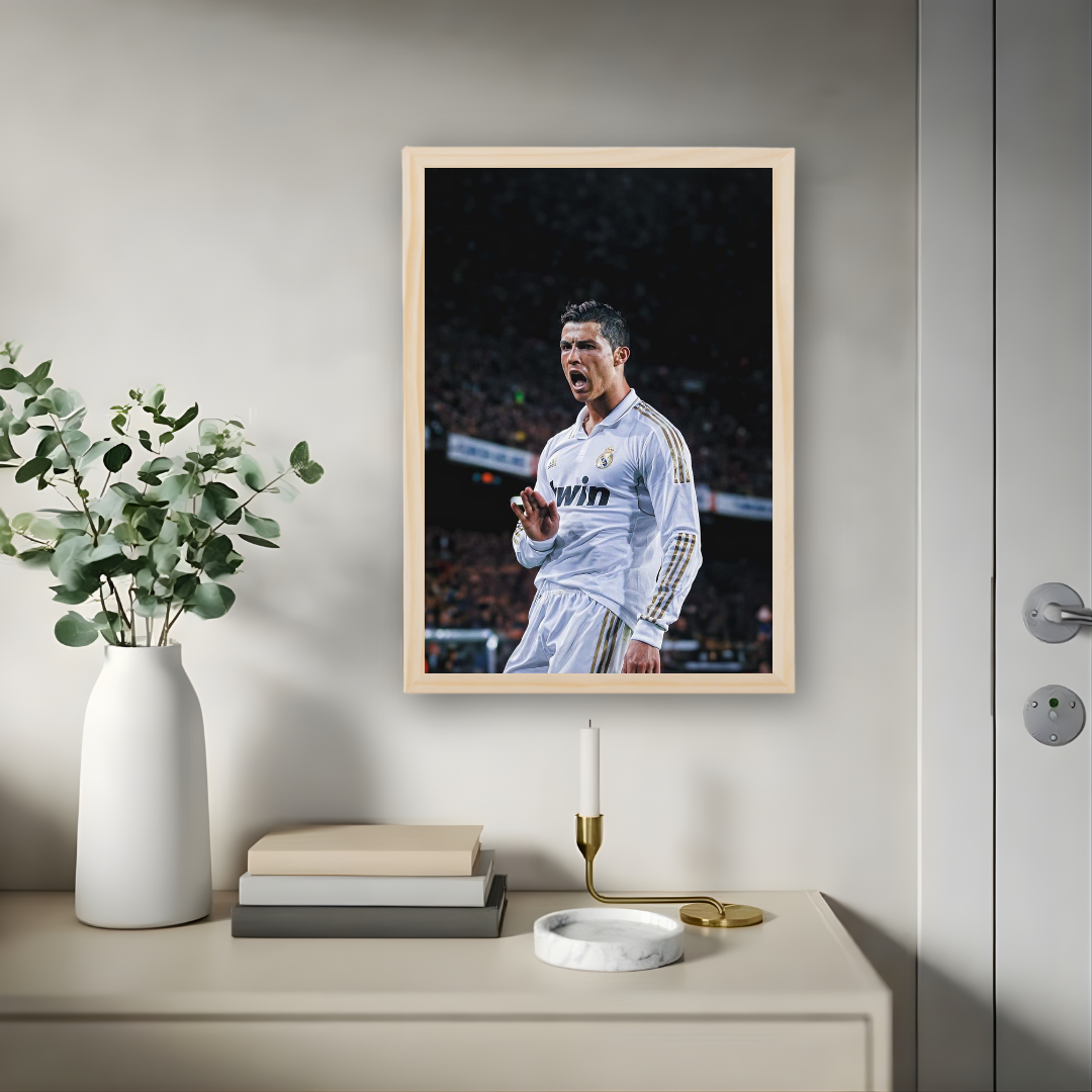 Cristiano Ronaldo Framed Poster – Premium Wall Art