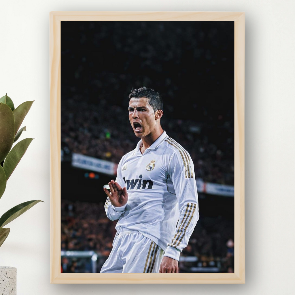 Cristiano Ronaldo Framed Poster – Premium Wall Art