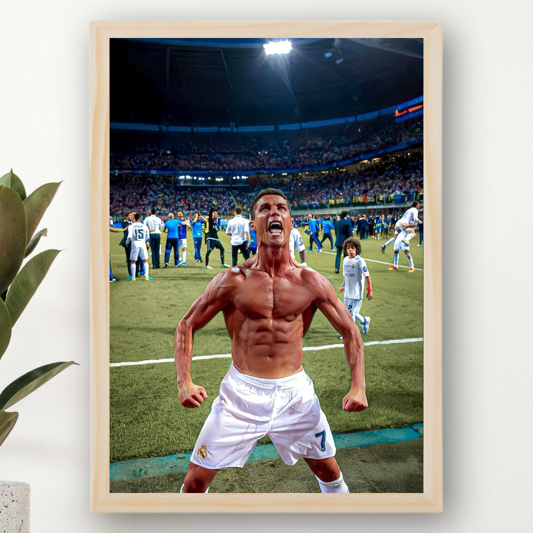 Cristiano Ronaldo Poster – Modern Room Decor