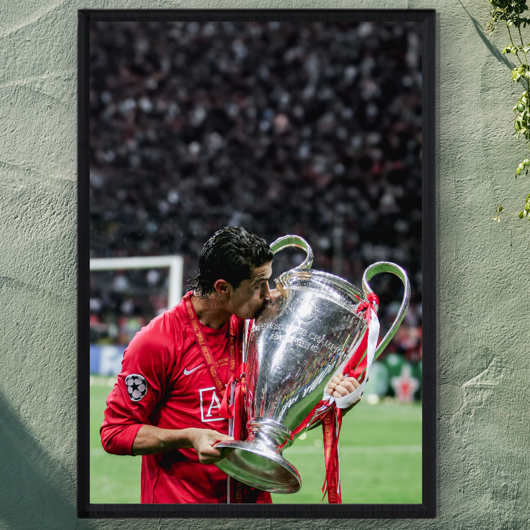 Cristiano Ronaldo Framed Poster – Premium Wall Art