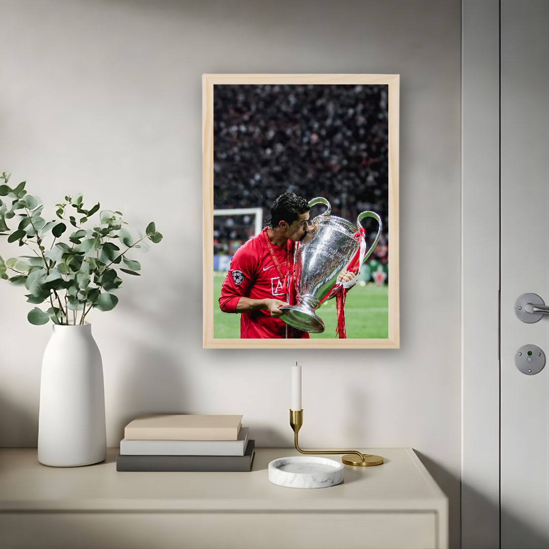 Cristiano Ronaldo Framed Poster – Premium Wall Art