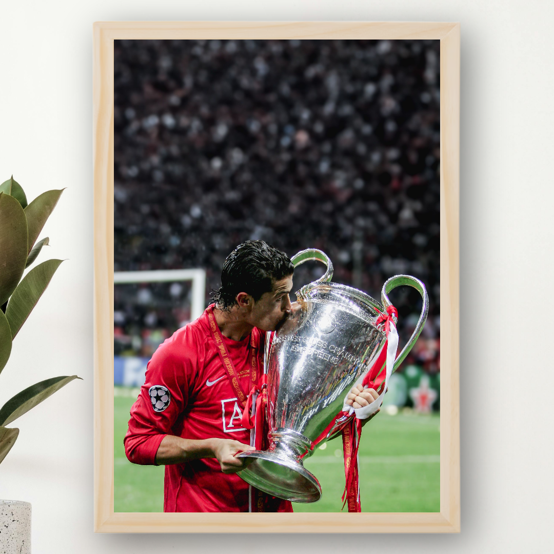 Cristiano Ronaldo Framed Poster – Premium Wall Art