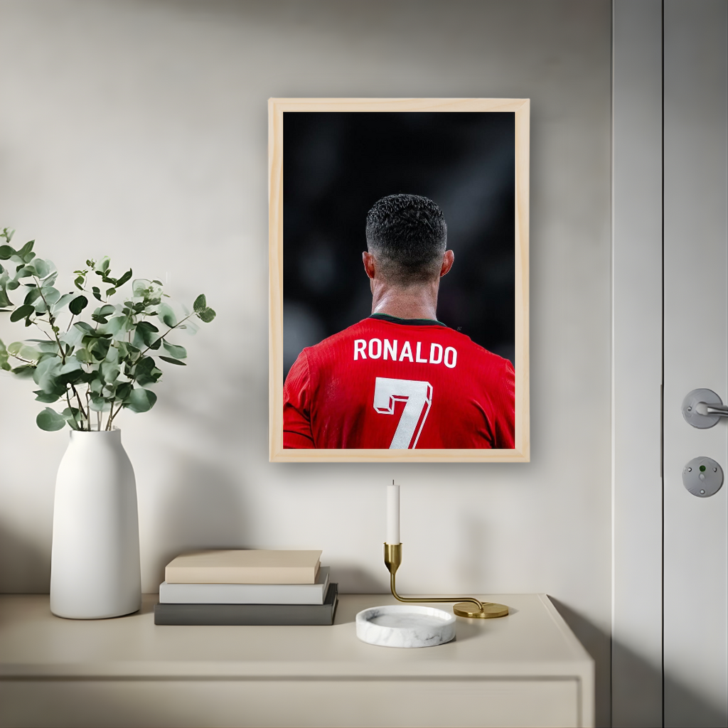 Cristiano Ronaldo Framed Poster – Premium Wall Art