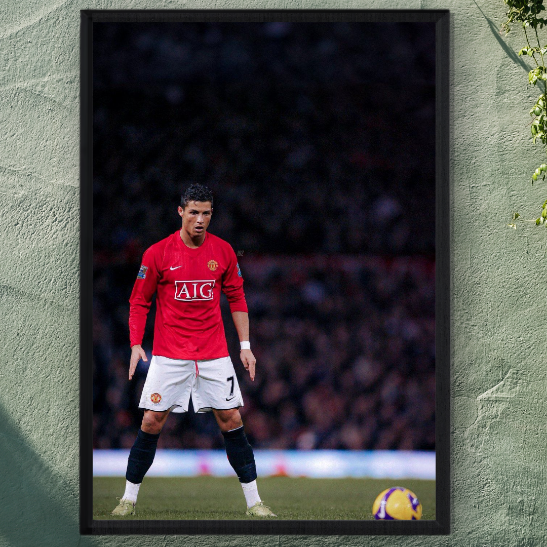 Cristiano Ronaldo Framed Print – Aesthetic Wall Decor