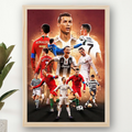 Cristiano Ronaldo Framed Print – Aesthetic Wall Decor