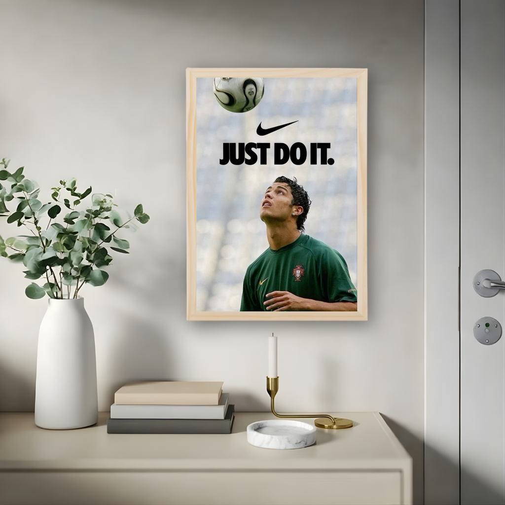 Cristiano Ronaldo Framed Poster – Premium Wall Art