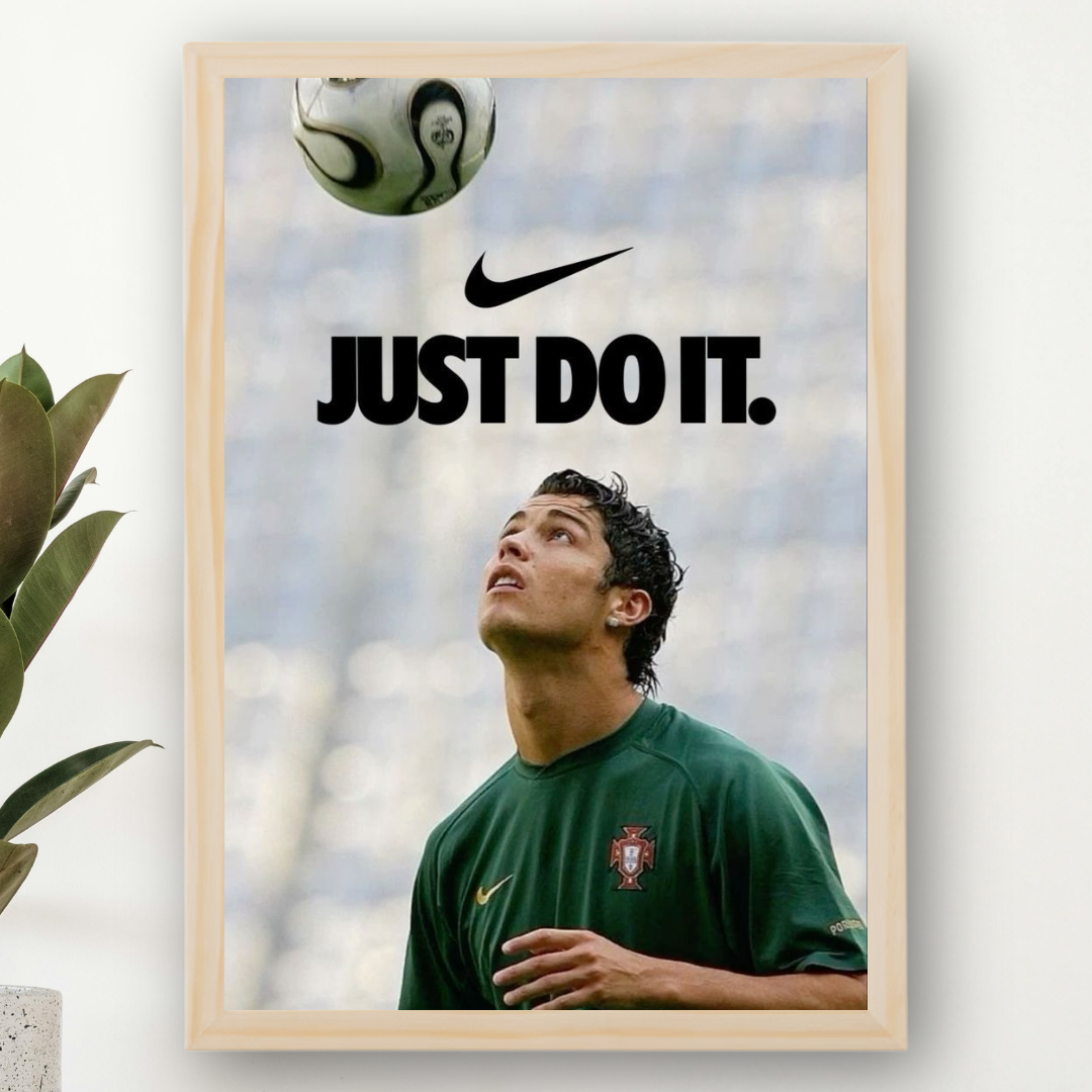 Cristiano Ronaldo Framed Poster – Premium Wall Art