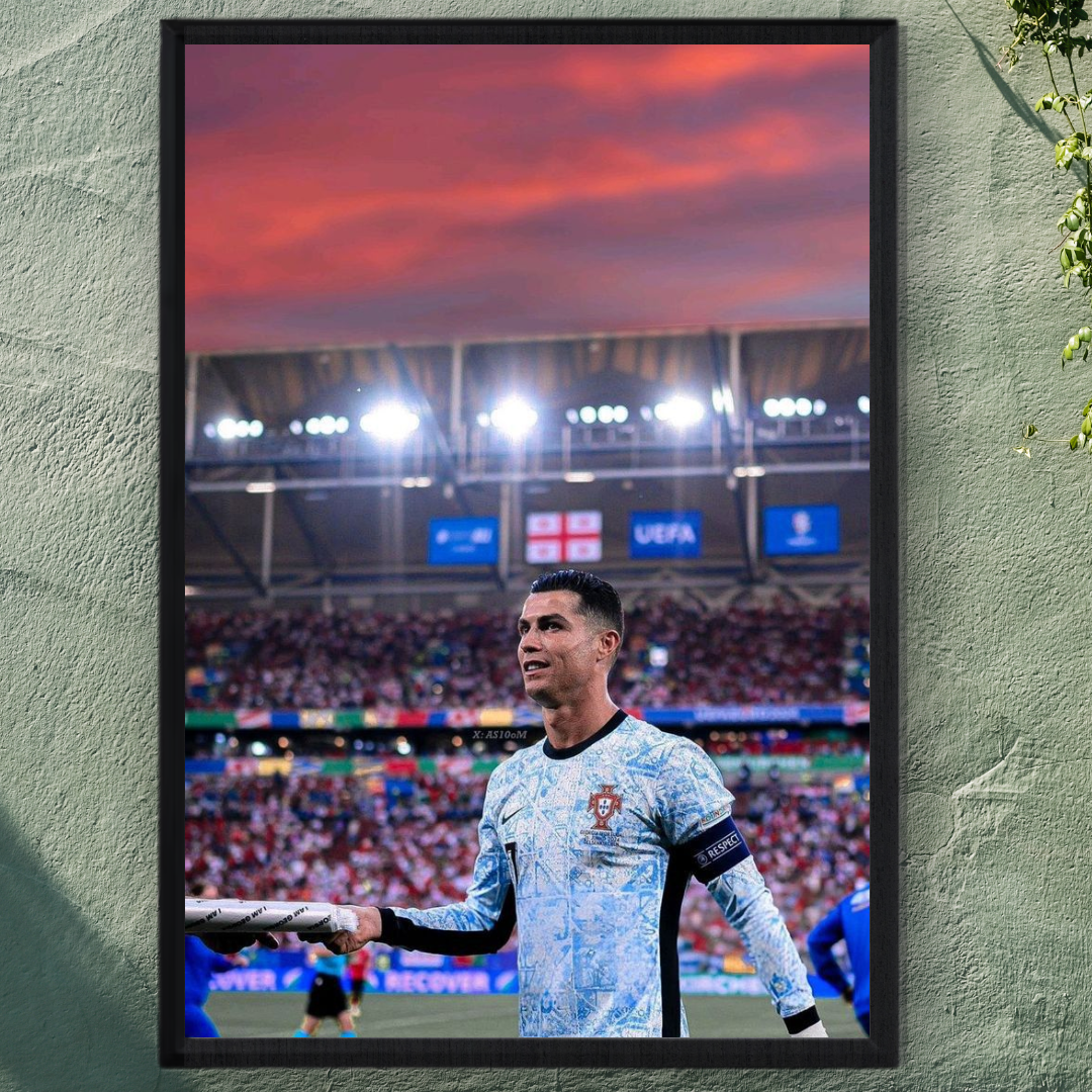 Cristiano Ronaldo Framed Poster – Premium Wall Art