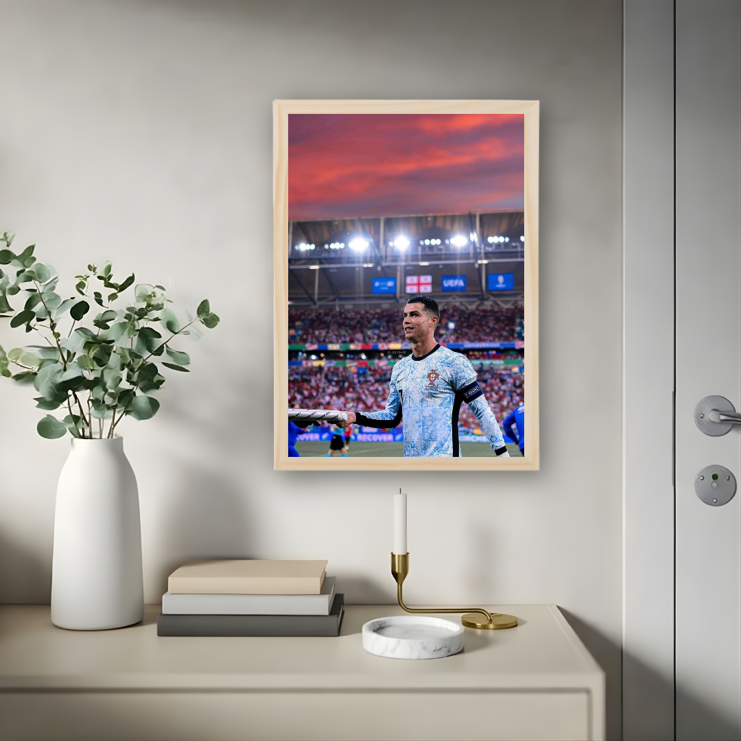 Cristiano Ronaldo Framed Poster – Premium Wall Art