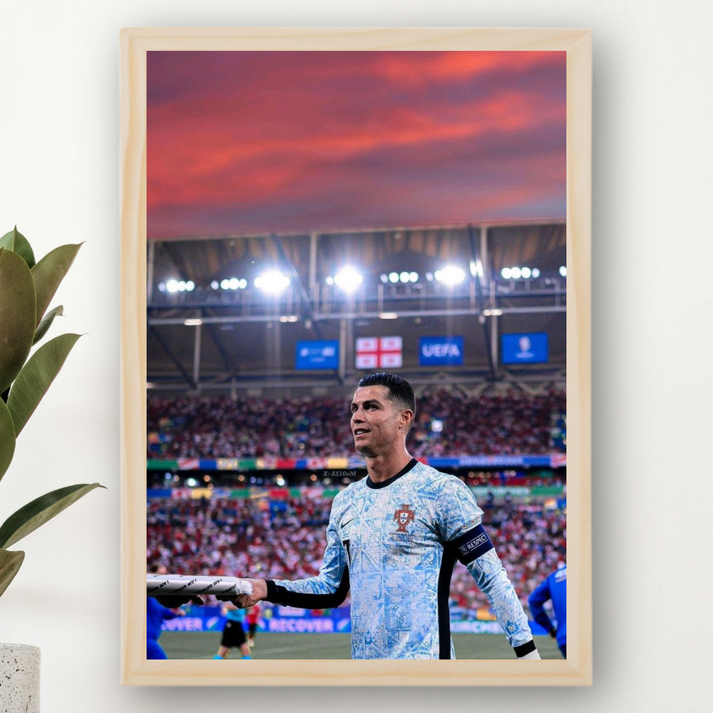 Cristiano Ronaldo Framed Poster – Premium Wall Art