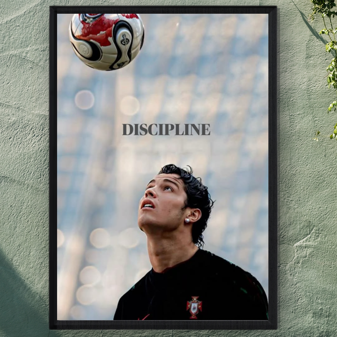 Cristiano Ronaldo Framed Poster – Premium Wall Art