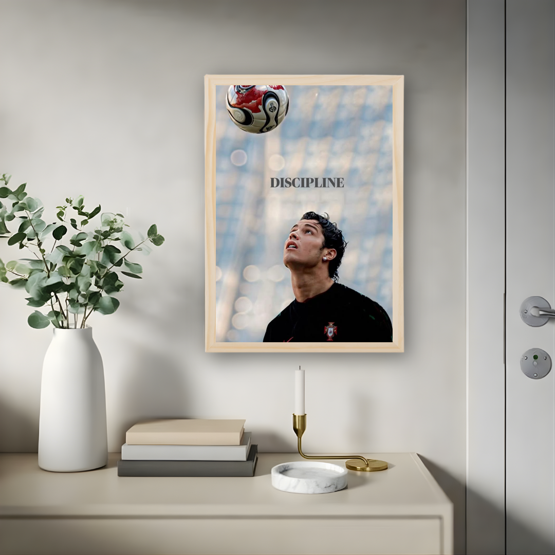 Cristiano Ronaldo Framed Poster – Premium Wall Art