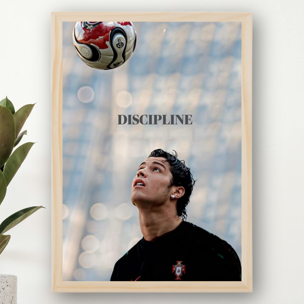 Cristiano Ronaldo Framed Poster – Premium Wall Art