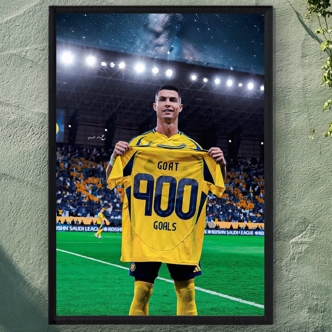 Cristiano Ronaldo Framed Poster – Premium Wall Art