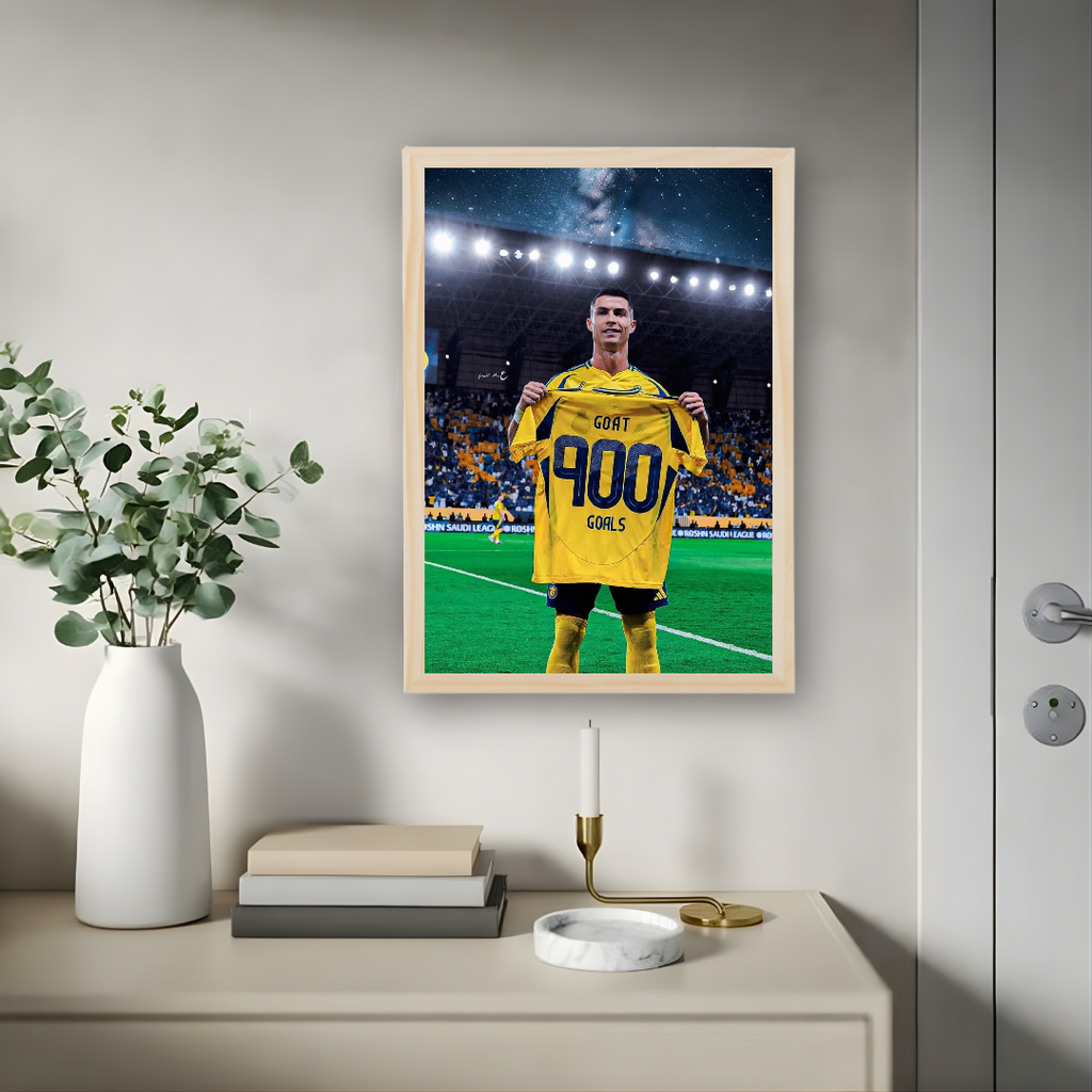 Cristiano Ronaldo Framed Poster – Premium Wall Art