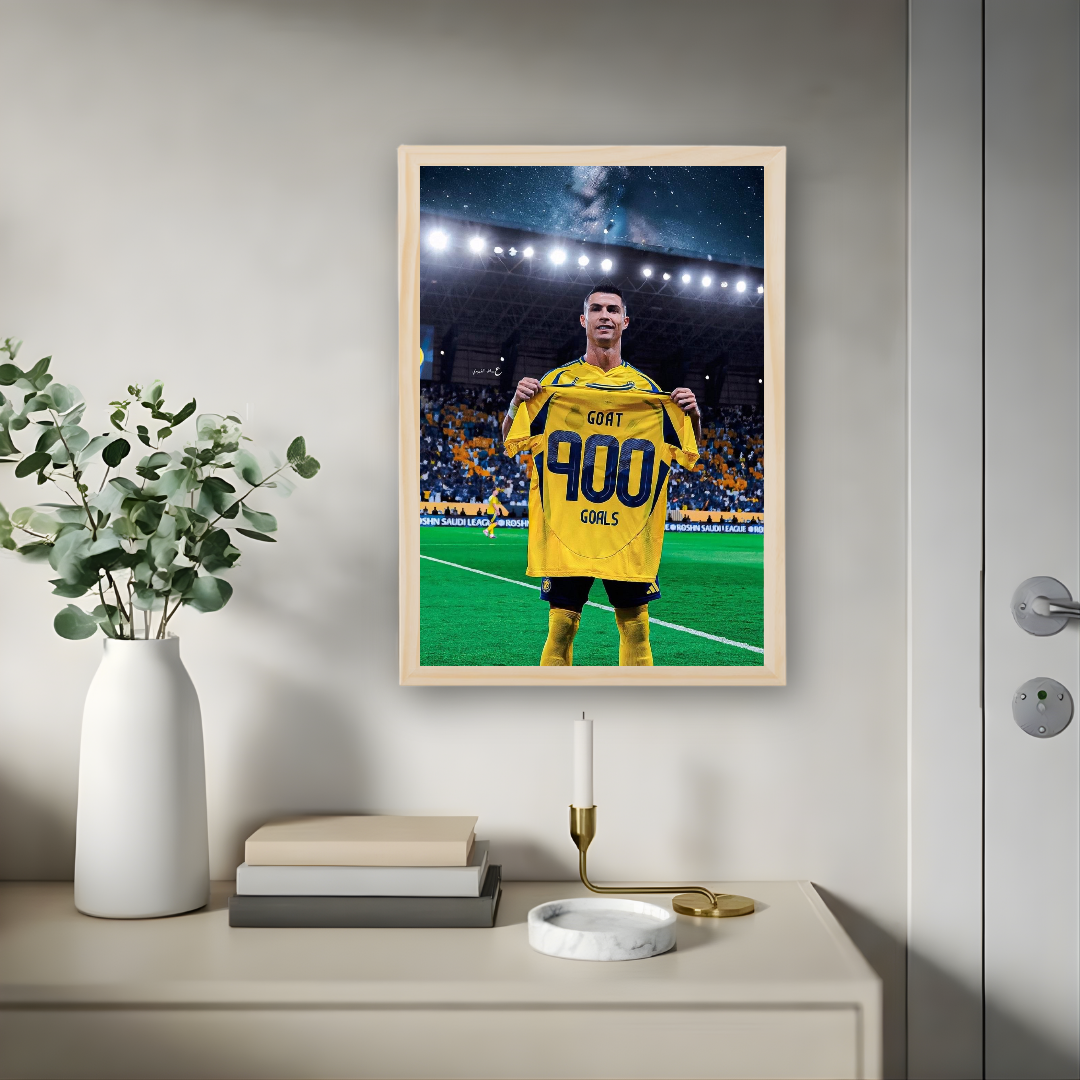 Cristiano Ronaldo Framed Poster – Premium Wall Art