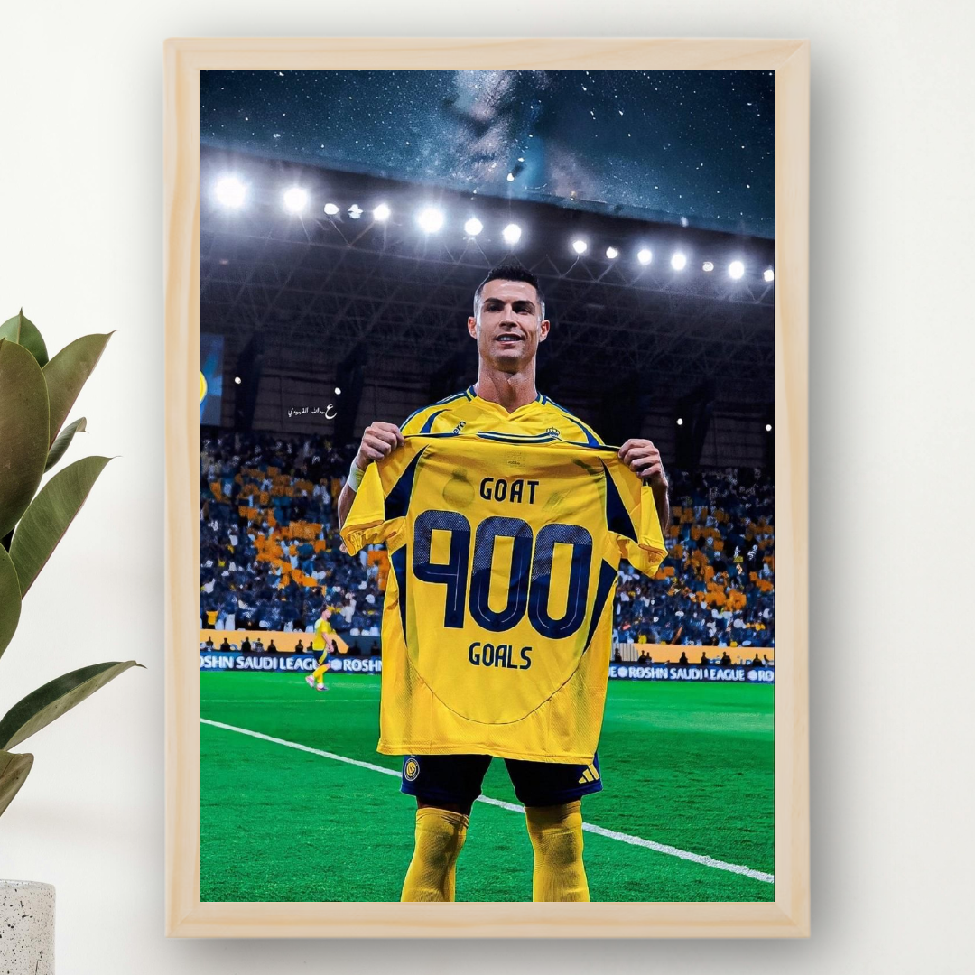 Cristiano Ronaldo Framed Poster – Premium Wall Art