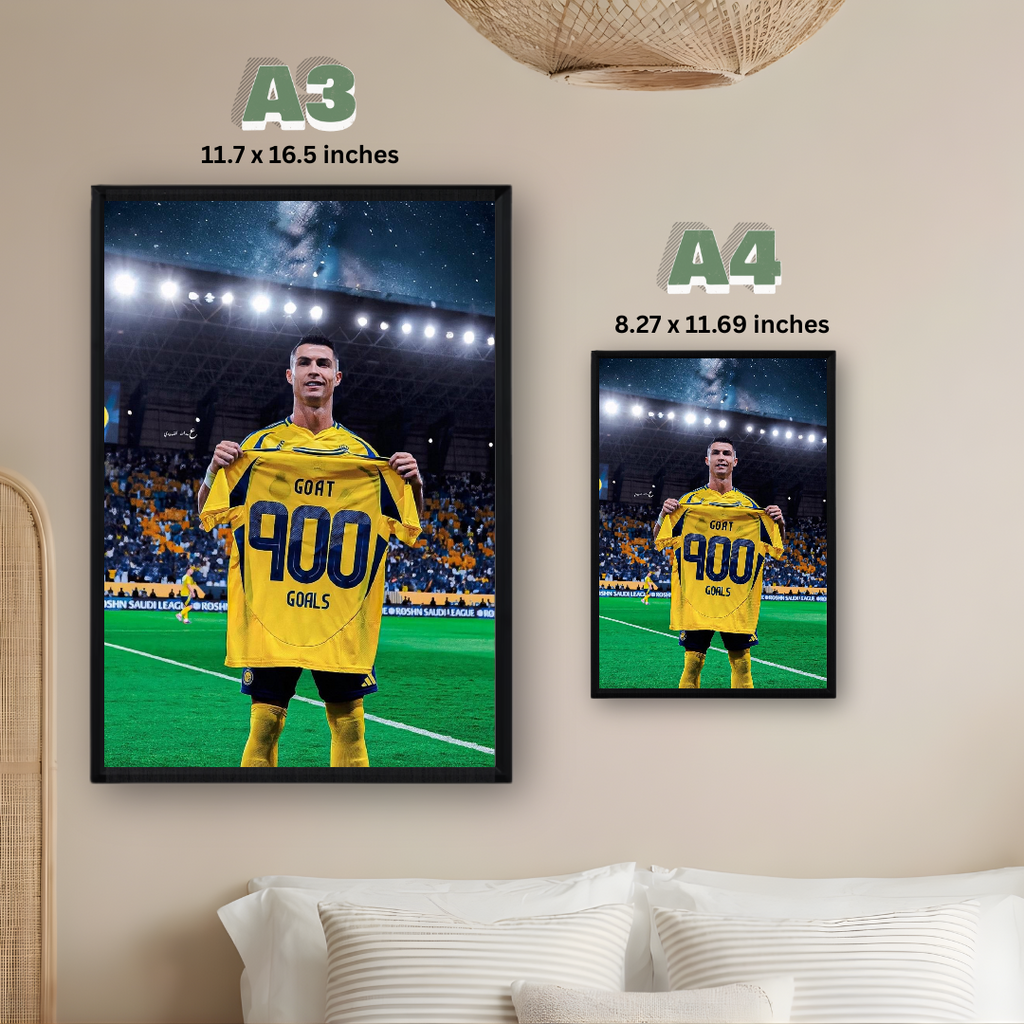 Cristiano Ronaldo Framed Poster – Premium Wall Art