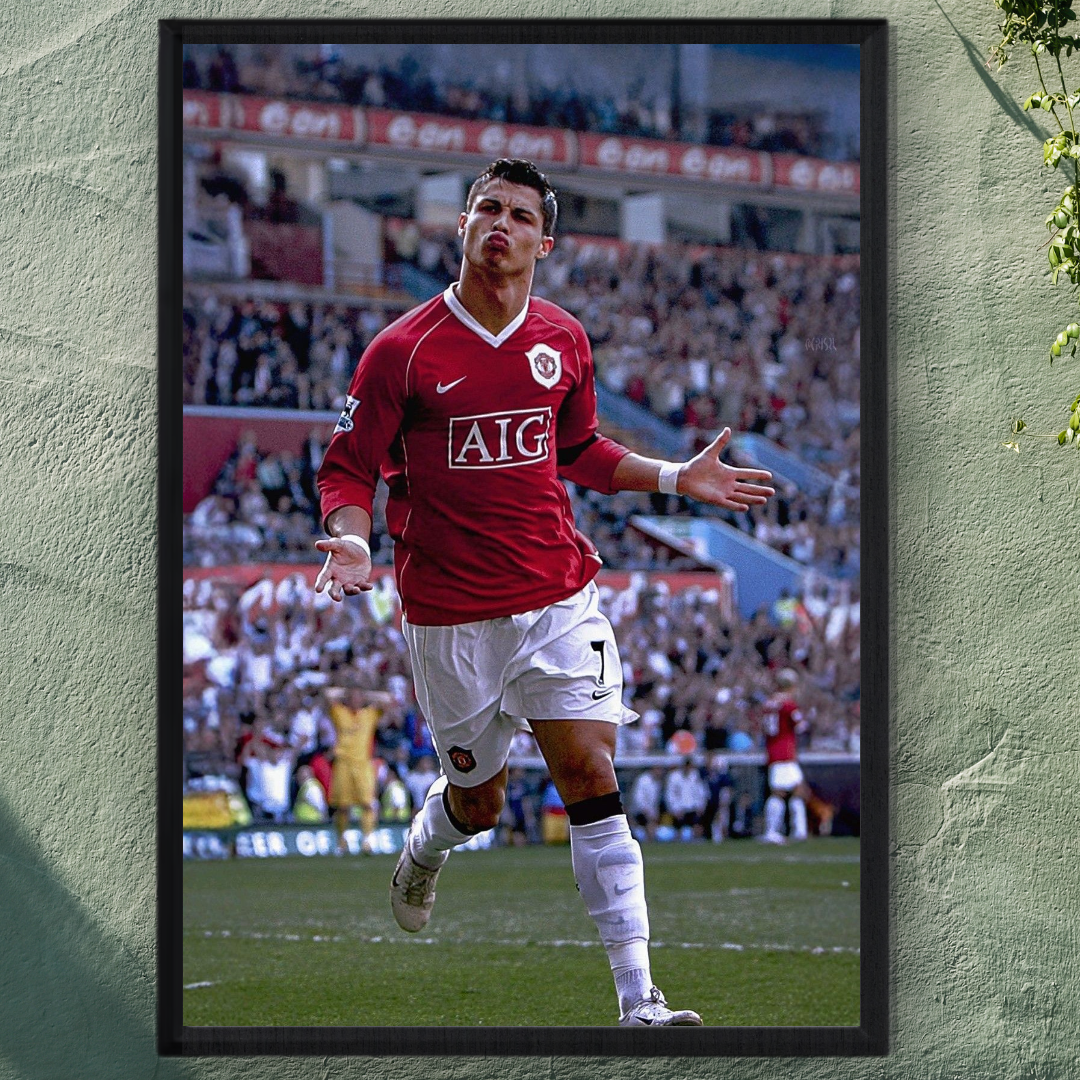 Cristiano Ronaldo Framed Poster – Premium Wall Art