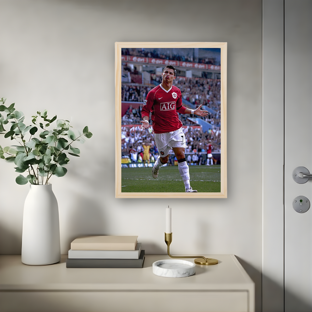 Cristiano Ronaldo Framed Poster – Premium Wall Art
