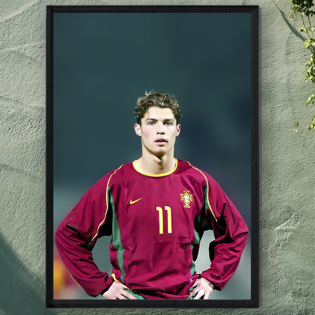 Cristiano Ronaldo Framed Poster – Premium Wall Art
