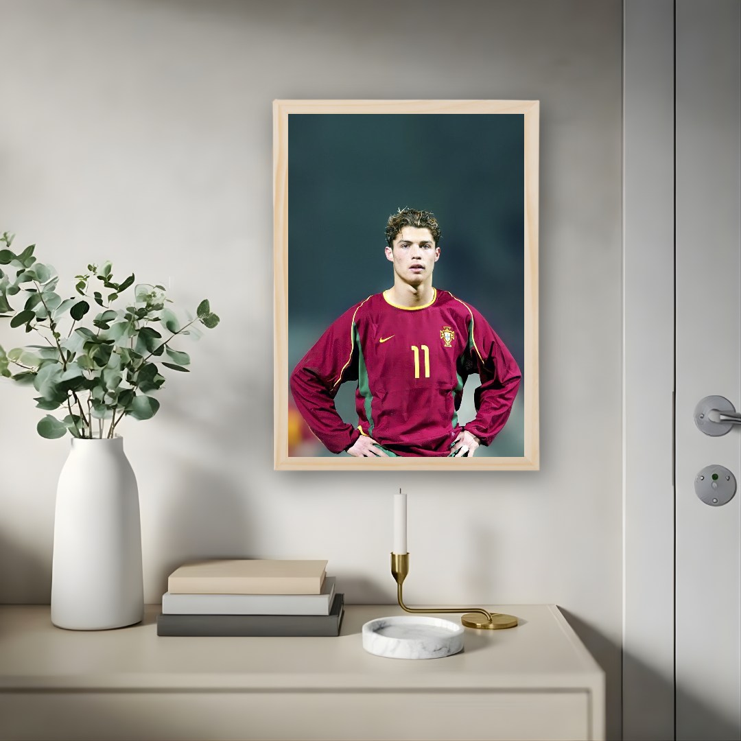Cristiano Ronaldo Framed Poster – Premium Wall Art