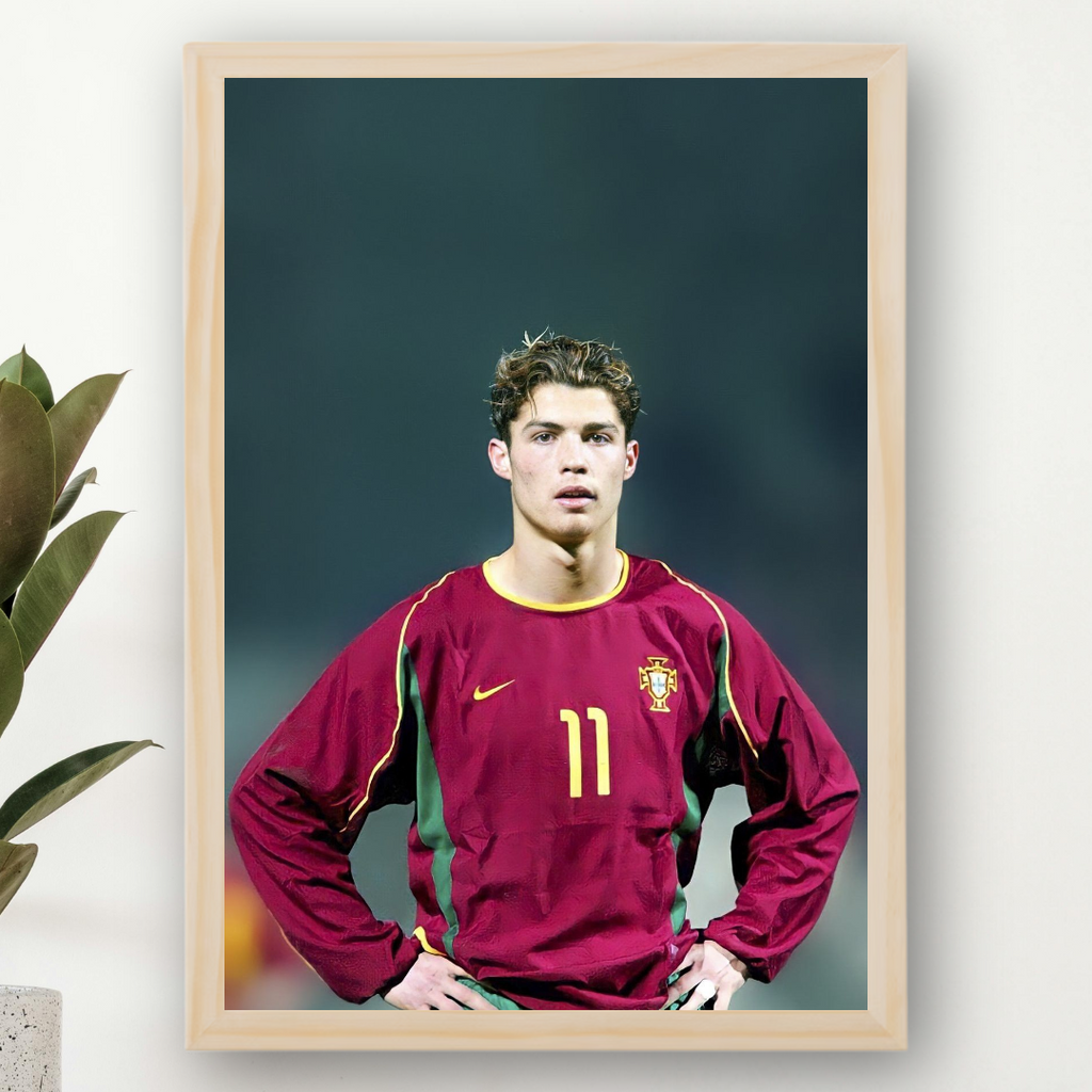 Cristiano Ronaldo Framed Poster – Premium Wall Art