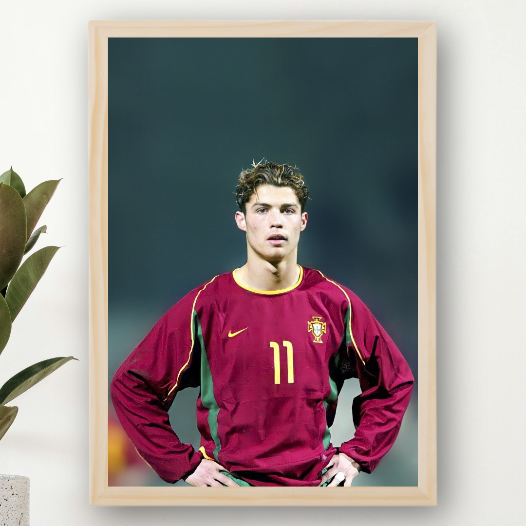 Cristiano Ronaldo Framed Poster – Premium Wall Art