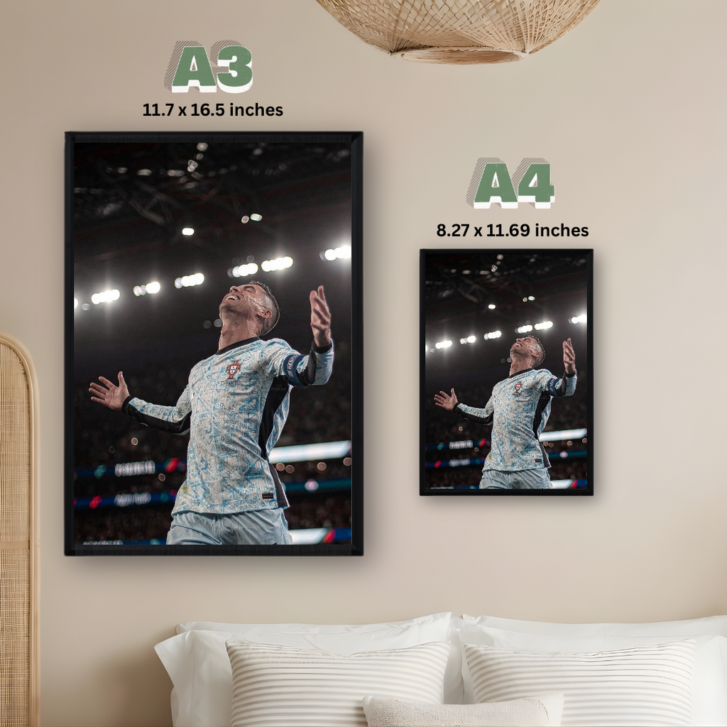 Cristiano Ronaldo Poster – Modern Room Decor