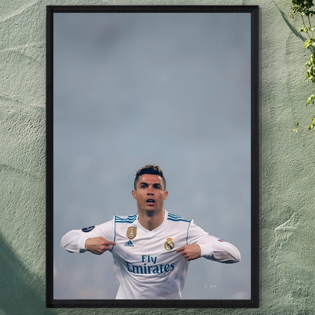 Cristiano Ronaldo Poster – Modern Room Decor